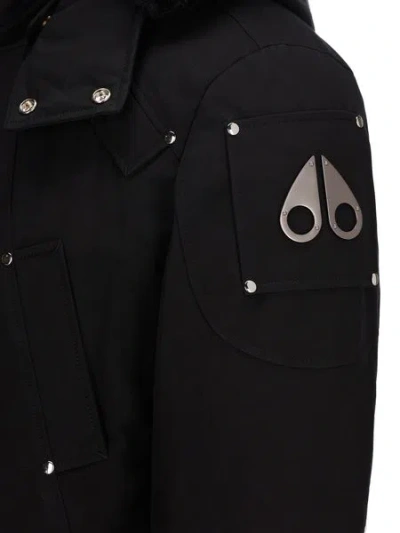 Moose Knuckles Ballistic Bomber Jacket In Black