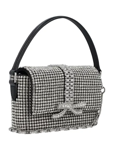 SELF-PORTRAIT GLAMOROUS MINI RHINESTONE HANDBAG WITH DIAMANTÈ BOW 