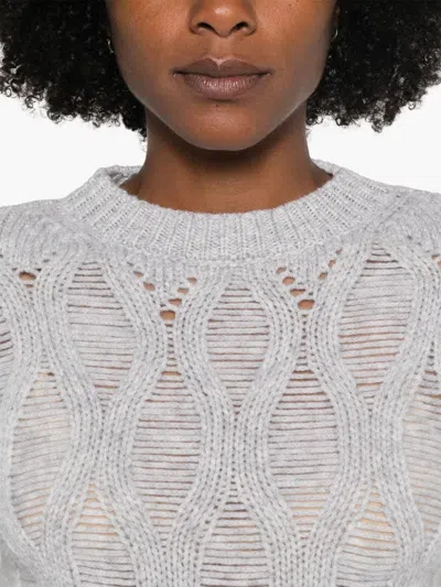 Wild Cashmere Sweaters In Gray