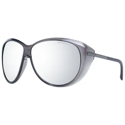 Porsche Design Gray Polyamide Sunglasses In Gray