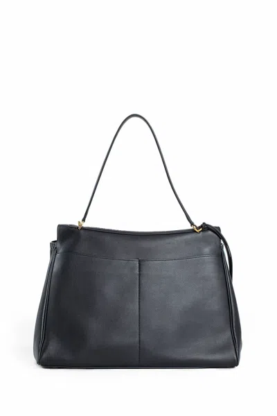 Balenciaga Woman Black Shoulder Bags In Black