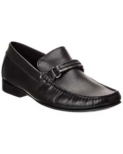 Donald Pliner Donnie Leather Loafer In Black