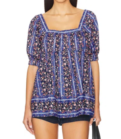 Free People Vintage Lover Blouse In Multi
