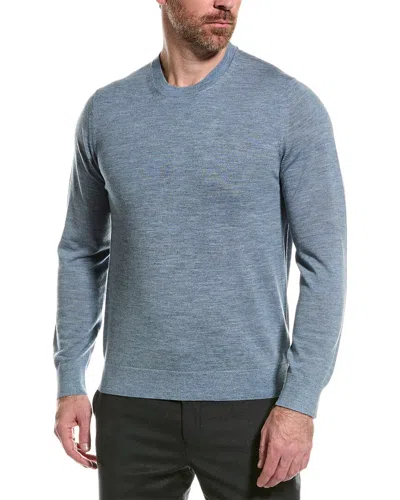 Vince Wool Crewneck Sweater In Blue