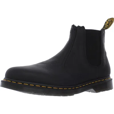Dr. Martens' Ambassador Womens Leather Pull On Chelsea Boots In Black