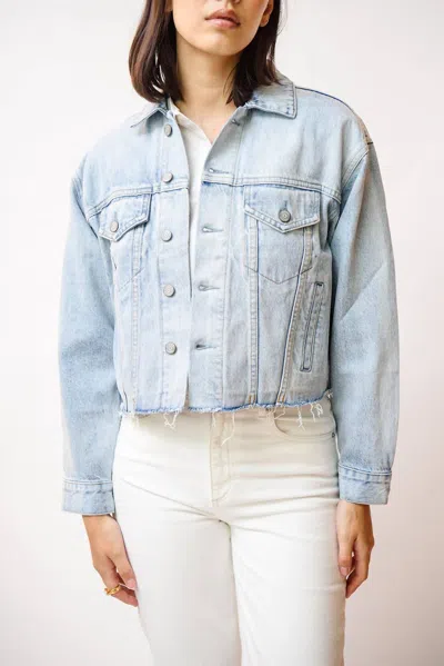 Boyish Harvey Jacket In Light Indigo In Blue