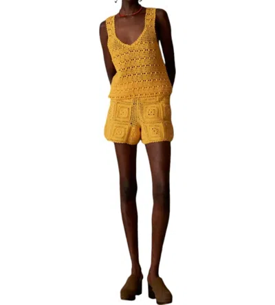 All That Remains Auri Shorts In Yellow In Yellow
