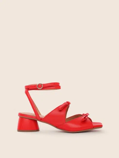Maguire Boutique Mira Lipstick Heel In Red