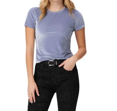 PAIGE FIORA TEE TOP IN ICE SLATE 