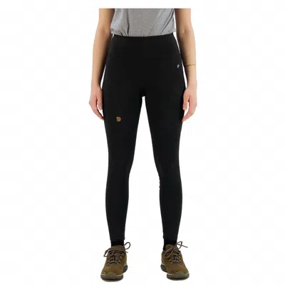 Fjall Raven Abisko Tight Pants In Black In Black