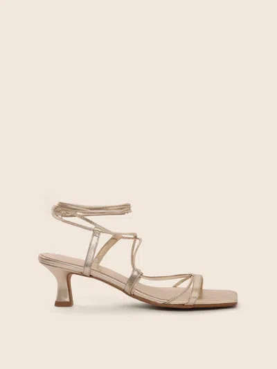 Maguire Shoes Livia Gold Heel In Gold