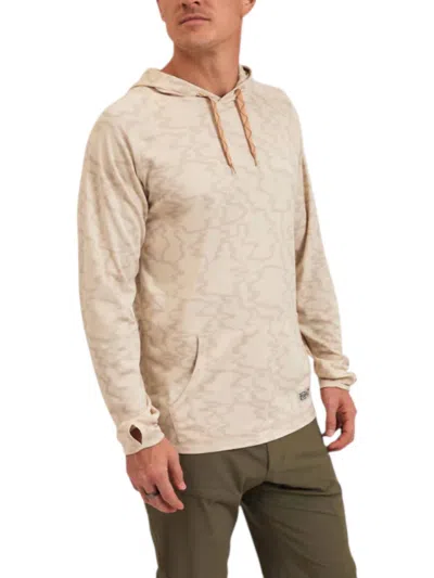 Howler Brothers Loggerhead Hoodie In Ocean Motion Off White In Multi