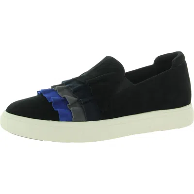 Vaneli Sport Only Womens Suede Slip On Casual Shoes In Black