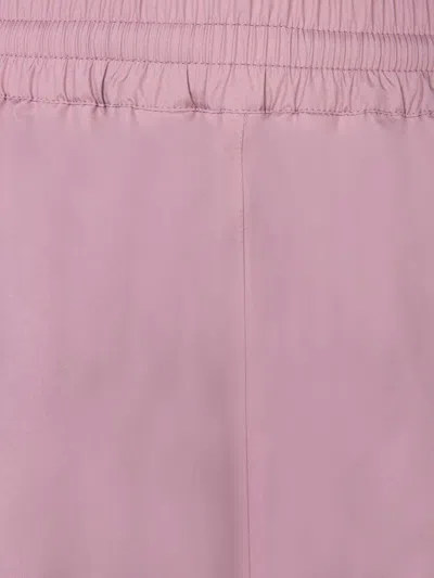 Moncler Elasticated-waist Tapered Track Pants In Pink