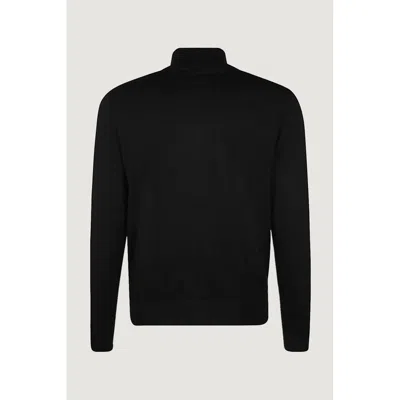 Armani Exchange Zip-up Knitted Jacket In Black