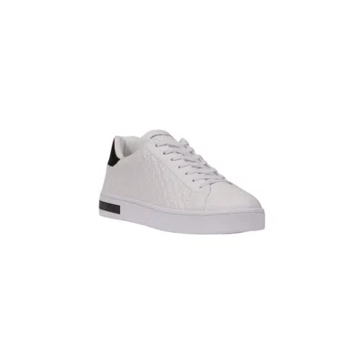 Armani Exchange Quilted Sneakers In White
