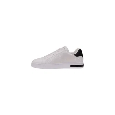 Armani Exchange Quilted Sneakers In White