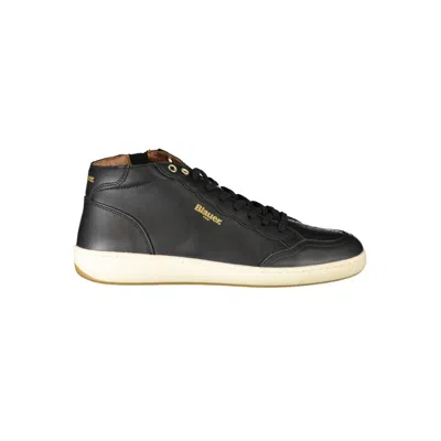 Blauer Black Polyester Sneaker In Black