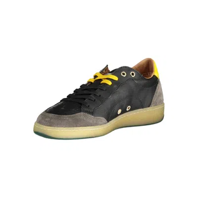 Blauer Polyester Men's Sneaker In Black