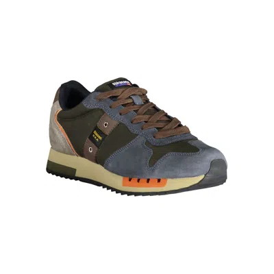 Blauer Blue Polyester Sneaker In Blue