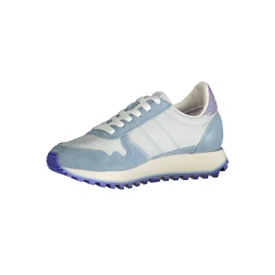 Blauer Light Blue Polyester Sneaker In Light Blue