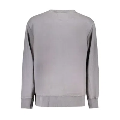 Calvin Klein Brown Cotton Men Sweater In Gray
