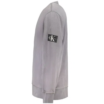 Shop Calvin Klein Gray Cotton Men's Sweater