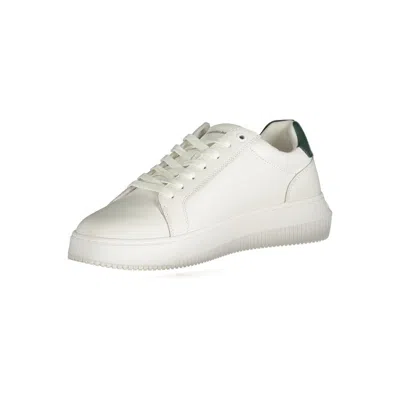 Calvin Klein Leather Sneakers In White