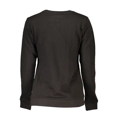 Cavalli Class Black Cotton Sweater In Black