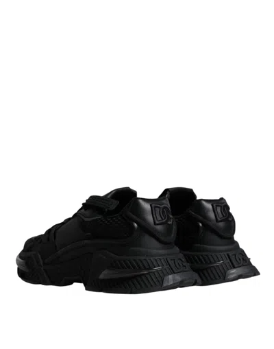 Pre-owned Dolce & Gabbana Black Airmaster Low Top Men Sneakers Men's Shoes ()