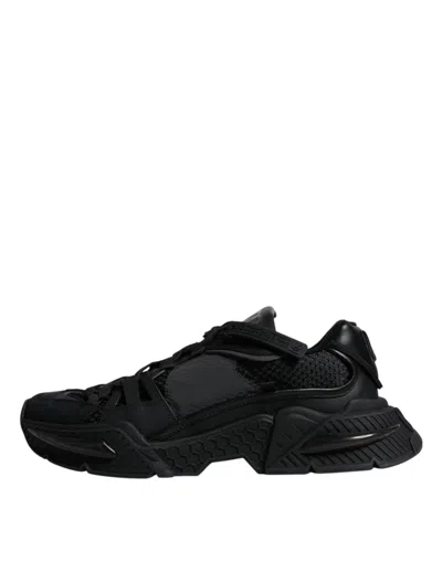 Pre-owned Dolce & Gabbana Black Airmaster Low Top Men Sneakers Men's Shoes ()