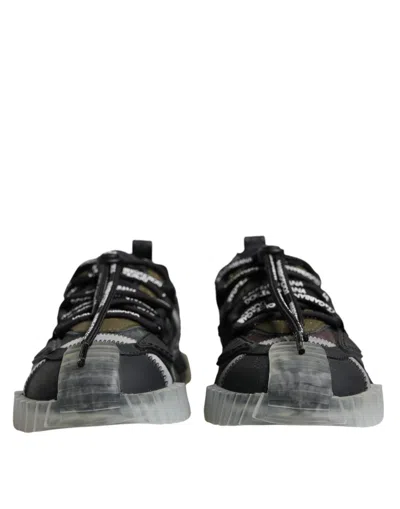 Pre-owned Dolce & Gabbana Multicolor Lace Up Low Top Ns1 Sneakers Men's Shoes ()