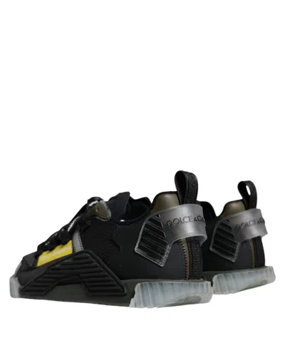 Pre-owned Dolce & Gabbana Multicolor Lace Up Low Top Ns1 Sneakers Men's Shoes ()