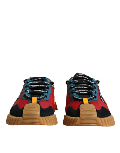 Pre-owned Dolce & Gabbana Multicolor Ns1 Low Top Men Sneakers Men's Shoes ()