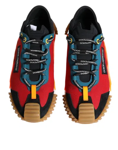 Pre-owned Dolce & Gabbana Multicolor Ns1 Low Top Men Sneakers Men's Shoes ()