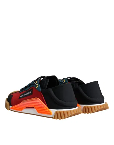 Pre-owned Dolce & Gabbana Multicolor Ns1 Low Top Men Sneakers Men's Shoes ()