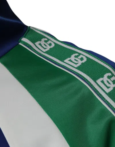 Dolce & Gabbana Colour-block Track Jacket In Multicolor