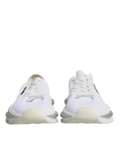 Pre-owned Dolce & Gabbana White Airmaster Low Top Men Sneakers Men's Shoes ()