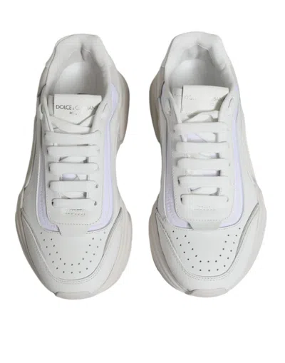 Pre-owned Dolce & Gabbana White Daymaster Low Top Sneakers Women's Shoes ()