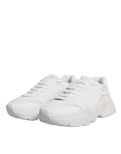 Pre-owned Dolce & Gabbana White Daymaster Low Top Sneakers Women's Shoes ()