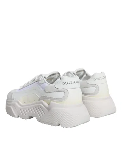 Pre-owned Dolce & Gabbana White Daymaster Low Top Sneakers Women's Shoes ()
