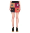 STELLA MCCARTNEY Contrast-panel wool-blend skirt