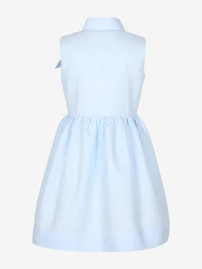 Jessie And James Girls Evergreen Flower Dress In Blue