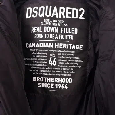 Dsquared2 Black Nylon Jacket In Black