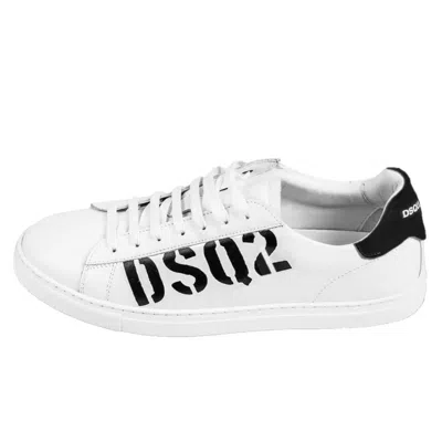 Dsquared2 White Calfskin Sneaker In White