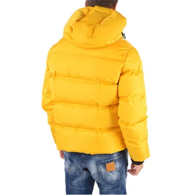 Dsquared2 Yellow Nylon Jacket In Yellow