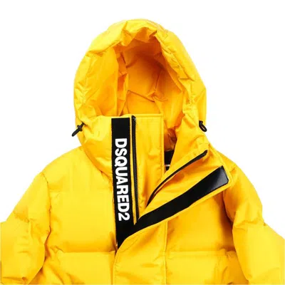 Dsquared2 Yellow Nylon Jacket In Yellow