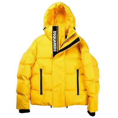 Dsquared2 Yellow Nylon Jacket In Yellow