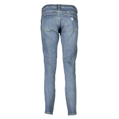 Guess Jeans Blue Cotton Jeans & Pant In Blue