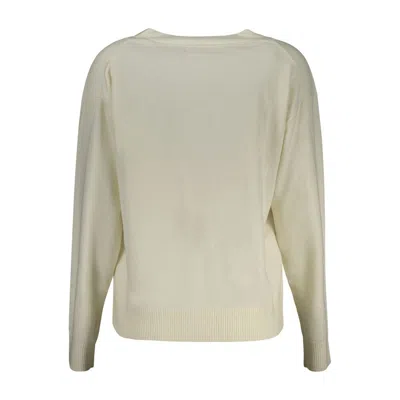 Guess Jeans White Polyester Sweater In White